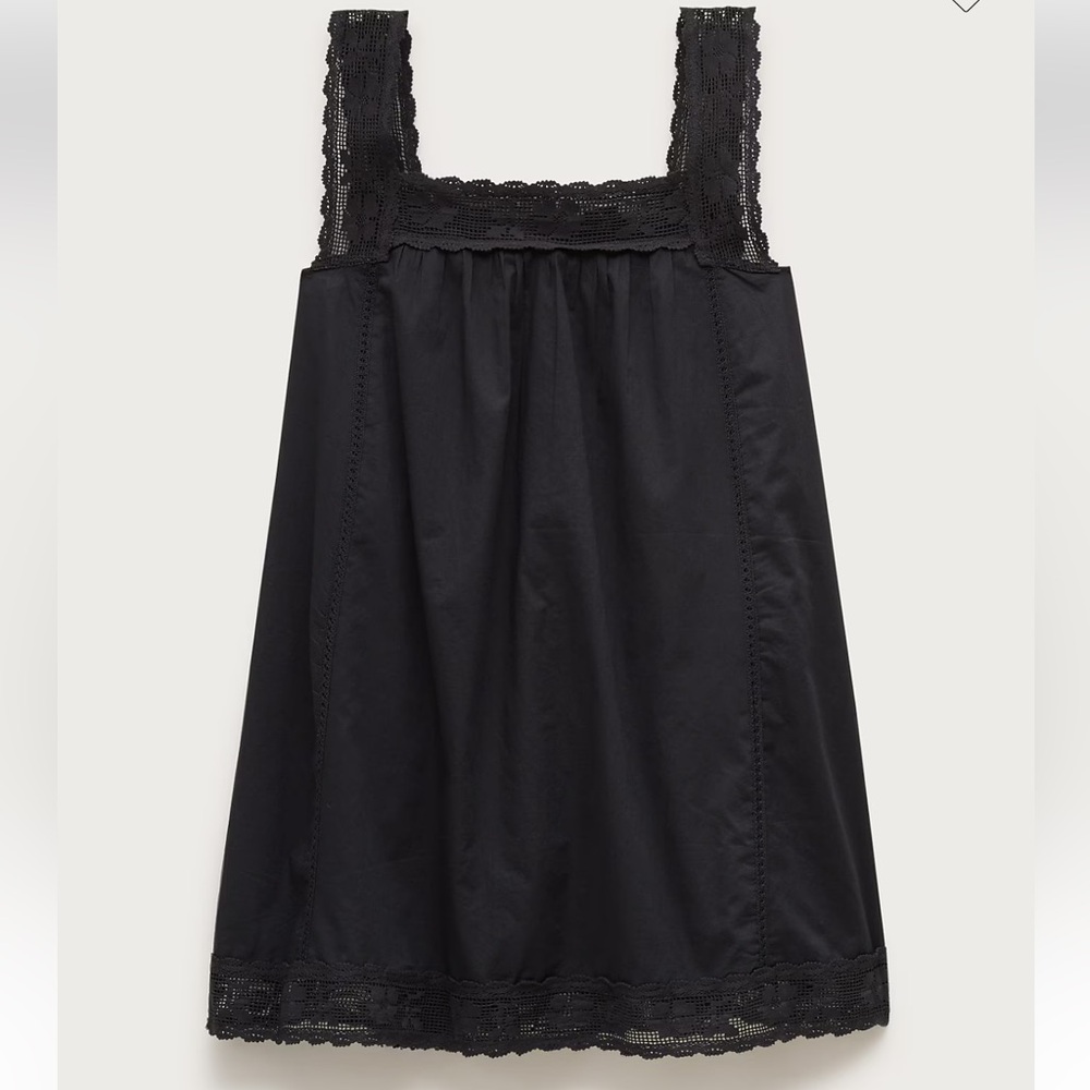 J.Crew lace trim mini dress